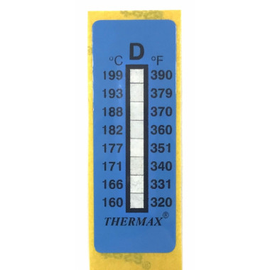 Термоиндикатор THERMAX-D самоклеющийся 1 шт. 160°С - 199°С Термоиндикатор THERMAX-D самоклеющийся 1 шт. 160°С - 199°С
