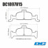 Колодки тормозные DC1897V15 DC brakes Street STR.S, перед A4 B9; A5 F53; Q5 FYB; суппорт ATE; Колодки тормозные DC1897V15 DC brakes Street STR.S, перед A4 B9; A5 F53; Q5 FYB; суппорт ATE;