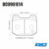Колодки тормозные DC0961E14 DC Brakes RT.2 задние MMC Lancer Evo V-IX / SUBARU WRX Sti Колодки тормозные DC0961E14 DC Brakes RT.2 задние MMC Lancer Evo V-IX / SUBARU WRX Sti