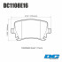 Колодки тормозные DC1108E16 DC Brakes RT.2 задн. AUDI TT 8J, A6, A4, A3; Octavia 1Z, 5E; VW GOLF 5,6 Колодки тормозные DC1108E16 DC Brakes RT.2 задн. AUDI TT 8J, A6, A4, A3; Octavia 1Z, 5E; VW GOLF 5,6
