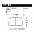 Колодки тормозные HB145B.570 HAWK Street 5.0 HONDA / SUZUKI Swift III Колодки тормозные HB145B.570 HAWK Street 5.0 HONDA / SUZUKI Swift III