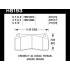 Колодки тормозные HB193Z.670 HAWK PC Brembo тип B, H, P / Rotora FC4 / Skyline GTR R35 Колодки тормозные HB193Z.670 HAWK PC Brembo тип B, H, P / Rotora FC4 / Skyline GTR R35