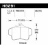 Колодки тормозные HB291F.642 HAWK HPS PORSCHE 911 (996) (997); Boxster (981) Колодки тормозные HB291F.642 HAWK HPS PORSCHE 911 (996) (997); Boxster (981)