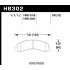 Колодки тормозные HB302P.700 HAWK SuperDuty (для StopTech ST65 перед LC200/LX570) Колодки тормозные HB302P.700 HAWK SuperDuty (для StopTech ST65 перед LC200/LX570)