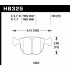 Колодки тормозные HB325F.720 HAWK HPS передние BMW X5 E53 / M5 E39 / E39 Колодки тормозные HB325F.720 HAWK HPS передние BMW X5 E53 / M5 E39 / E39
