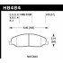 Колодки тормозные HB484F.670 HAWK HPS перед Mustang 2008-> Колодки тормозные HB484F.670 HAWK HPS перед Mustang 2008->