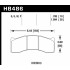 Колодки тормозные HB486P.708 HAWK SuperDuty; Brembo, Rotora 6 поршн. 18 mm Колодки тормозные HB486P.708 HAWK SuperDuty; Brembo, Rotora 6 поршн. 18 mm