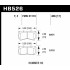 Колодки тормозные HB526Y.665 HAWK LTS передние Hummer H3 Колодки тормозные HB526Y.665 HAWK LTS передние Hummer H3