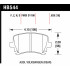 Колодки тормозные HB544N.628 HAWK HP+ задние AUDI TT 8J, A6, Allroad 4H, A3 / VW Golf 5,6 , Passat C Колодки тормозные HB544N.628 HAWK HP+ задние AUDI TT 8J, A6, Allroad 4H, A3 / VW Golf 5,6 , Passat C