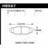 Колодки тормозные HB557B.545 HAWK Street 5.0 задние Subaru BR-Z, Forester SG, SH, Impreza GH, Legacy Колодки тормозные HB557B.545 HAWK Street 5.0 задние Subaru BR-Z, Forester SG, SH, Impreza GH, Legacy
