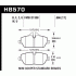 Колодки тормозные HB570N.666 HAWK HP Plus передние MINI COOPER 2 (R56) / BMW 1 (E87) 116i, 118i Колодки тормозные HB570N.666 HAWK HP Plus передние MINI COOPER 2 (R56) / BMW 1 (E87) 116i, 118i