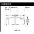 Колодки тормозные HB603F.616 HAWK HPS передние BMW 135i (E88), (E82), BMW Performance, MINI JCW Колодки тормозные HB603F.616 HAWK HPS передние BMW 135i (E88), (E82), BMW Performance, MINI JCW