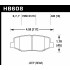 Колодки тормозные HB608B.630 HAWK Street 5.0 задние JEEP Колодки тормозные HB608B.630 HAWK Street 5.0 задние JEEP