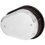 Фильтр нулевого сопротивления K&N RK-3949 STREET METAL INTAKE SYSTEM - FLARE CHROME
