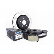 КОМПЛЕКТ ЗАДНИЙ Тормозные диски DBA 42633S T3+колодки DC brakes STR.S JEEP GRAND CHEROKEE SRT8 09->