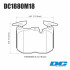 Колодки тормозные DC1880M18 DC brakes Race Track, перед BMW M4 F82, F32; M3 F80 F30; F20 F22 F87 M Колодки тормозные DC1880M18 DC brakes Race Track, перед BMW M4 F82, F32; M3 F80 F30; F20 F22 F87 M