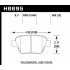 Колодки тормозные HB695B.609 HAWK Street 5.0 задн. AUDI A3 8P; VW Golf 6; Skoda Octavia; Seat Leon Колодки тормозные HB695B.609 HAWK Street 5.0 задн. AUDI A3 8P; VW Golf 6; Skoda Octavia; Seat Leon