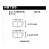 Колодки тормозные HB700B.562 HAWK Street 5.0 перед Subaru WRX Колодки тормозные HB700B.562 HAWK Street 5.0 перед Subaru WRX