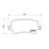 Колодки тормозные HB778F.630 HAWK HPS; 16mm задние Land Rover Evoque, Freelander MK2 Колодки тормозные HB778F.630 HAWK HPS; 16mm задние Land Rover Evoque, Freelander MK2