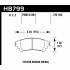 Колодки тормозные HB799F.597 HAWK HPS задн. Lexus RX350 2013-> ; HIGHLANDER 2013-> Колодки тормозные HB799F.597 HAWK HPS задн. Lexus RX350 2013-> ; HIGHLANDER 2013->