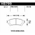 Колодки тормозные HB799F.597 HAWK HPS задн. Lexus RX350 2013-> ; HIGHLANDER 2013-> Колодки тормозные HB799F.597 HAWK HPS задн. Lexus RX350 2013-> ; HIGHLANDER 2013->