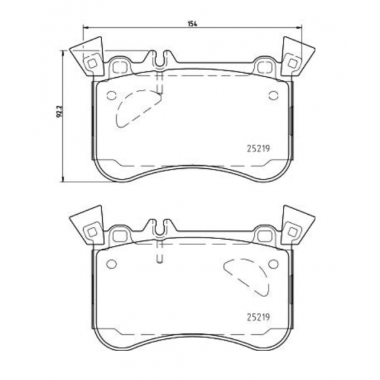 Колодки тормозные HB795B.618 HAWK Street 5.0; переднние MB A45 AMG (W176); CLA 45 AMG (C117); GLA 45 Колодки тормозные HB795B.618 HAWK Street 5.0; переднние MB A45 AMG (W176); CLA 45 AMG (C117); GLA 45