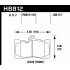 Колодки тормозные HB812B.680 HAWK HPS 5.0 Lexus GS350 передние Колодки тормозные HB812B.680 HAWK HPS 5.0 Lexus GS350 передние