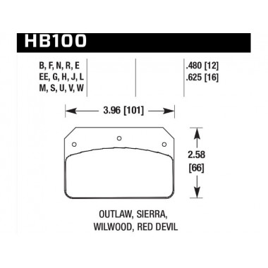 Колодки тормозные HB100W.480 HAWK DTC-30 ALCON PNF0084X284 / WILWOOD Dynalite Колодки тормозные HB100W.480 HAWK DTC-30 ALCON PNF0084X284 / WILWOOD Dynalite