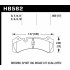 Колодки тормозные HB582W.660 HAWK DTC-30 Brembo Scalloped 17 mm Колодки тормозные HB582W.660 HAWK DTC-30 Brembo Scalloped 17 mm