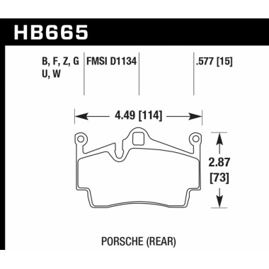 Колодки тормозные HB665U.577 HAWK DTC-70 Porsche задн. Cayman, Boxster, Колодки тормозные HB665U.577 HAWK DTC-70 Porsche задн. Cayman, Boxster,