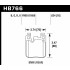 Колодки тормозные HB766U.624 HAWK DTC-70; задн. BMW M4 F82, F32; M3 F80 F30; F20 F22 F87 M-Perfor Колодки тормозные HB766U.624 HAWK DTC-70; задн. BMW M4 F82, F32; M3 F80 F30; F20 F22 F87 M-Perfor
