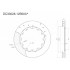 Ротор тормозного диска 330*28mm, DC Brakes DC33028-12B50AR, крепеж под болты, правый Ротор тормозного диска 330*28mm, DC Brakes DC33028-12B50AR, крепеж под болты, правый