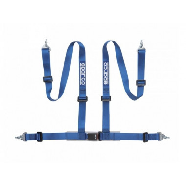 Ремень безопасности SPARCO, тюнинг, 4-х точечный, 2", крючки, синий, омологация ECE. S04604BM1AZ Ремень безопасности SPARCO, тюнинг, 4-х точечный, 2", крючки, синий, омологация ECE. S04604BM1AZ