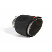 Насадка на глушитель, дизайн AKRAPOVIC EVO карбон, D посадочный 57 мм / D наруж 101 мм AC157101EV