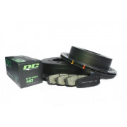 КОМПЛЕКТ ЗАДНИЙ:Тормозные диски DBA 42723S T3+колодки DC brakes sHD Toyota  LC 200, Lexus LX570,450D