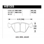 Колодки тормозные HB135G.760 HAWK DTC-60 BMW