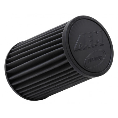 Воздушный фильтр нулевого сопротивления AEM 21-3059BF универсальный D=102mm L=229 мм Воздушный фильтр нулевого сопротивления AEM 21-3059BF универсальный D=102mm L=229 мм
