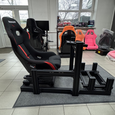 Кокпит для симрейсинга TBOX черный профиль 4080 Generation S1 Кокпит для симрейсинга TBOX черный профиль 4080 Generation S1