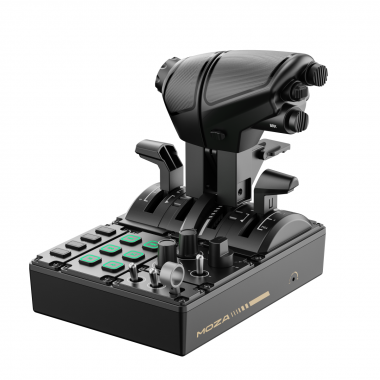MOZA MTQ Throttle Quadrant — модульный РУД с четырьмя осями и сменными рукоятками MOZA MTQ Throttle Quadrant — модульный РУД с четырьмя осями и сменными рукоятками